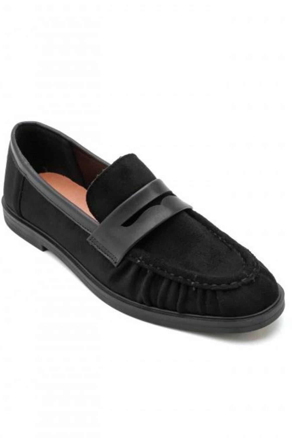 Mocassins classiques en daim noir – Chaussures haut de gamme Tropico Chaussures pour femmes